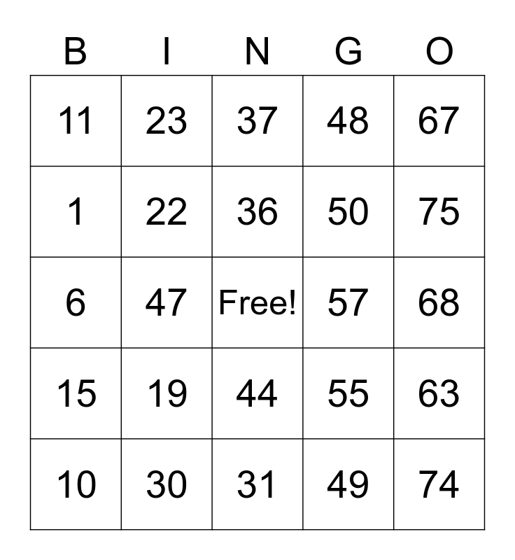 number bingo 1 75 bingo card