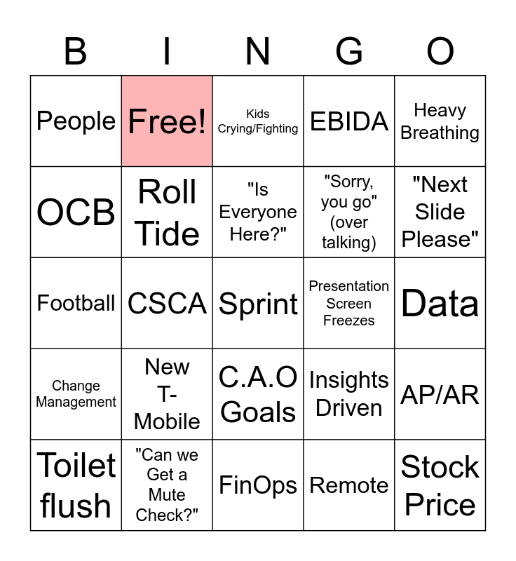 Webex Bingo Manager + Webex Bingo Card