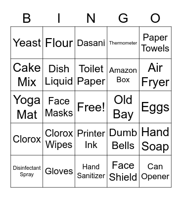 CORE BINGO Card