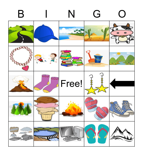 Vocab Bingo Card