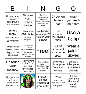 CDA - Customer Launch Party Bingo Card