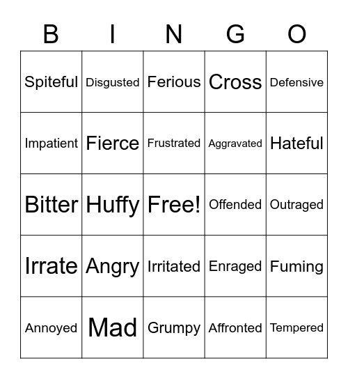 emotion-words-for-anger-bingo-card