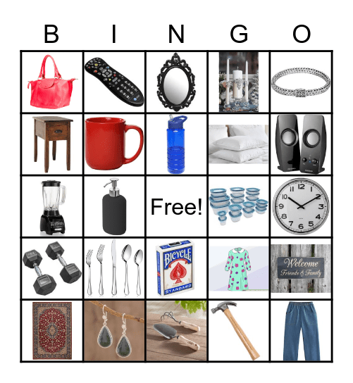 Deliveries Bingo Card