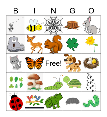 nature bingo free