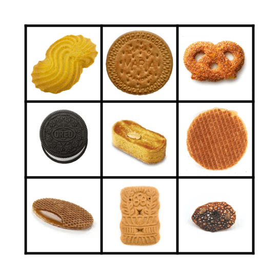 Koekje vd Week Bingo Card