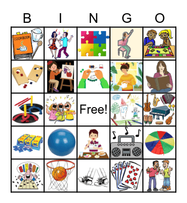 "Just for Fun" Bingo Card