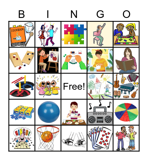 "Just for Fun" Bingo Card