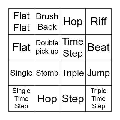 Grade 5, 5A, 6 Bingo Card