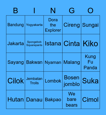 Bingotopia Bingo Card