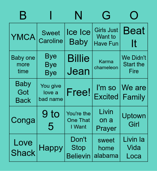 Schuman Singo Bingo Card