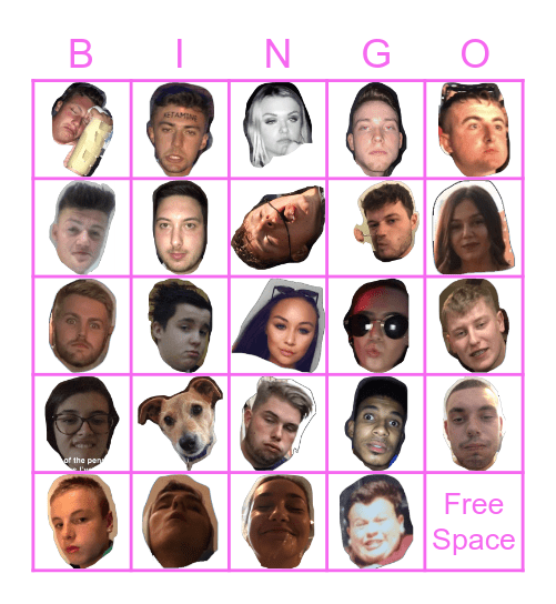 Girls Night Bingo Card