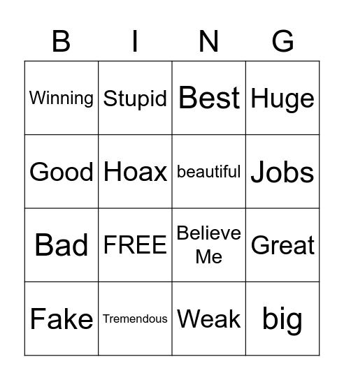 Jesse's Birthday Bingo Card