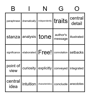 Steve Jobs Weeks 2, 3 and 4 Bingo Card