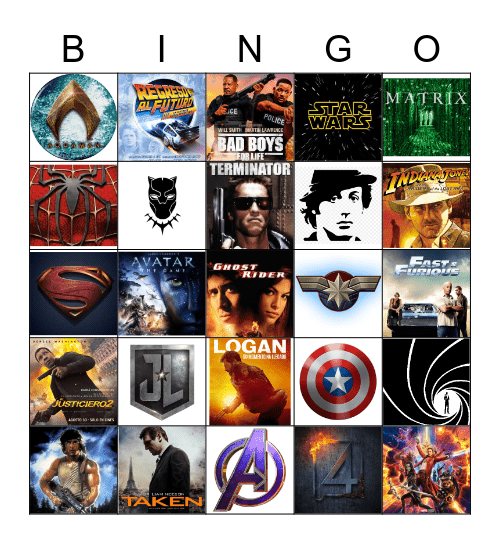 MOVIE BINGO Card