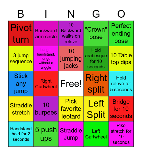 Accelerated/Advanced Bingo! Bingo Card