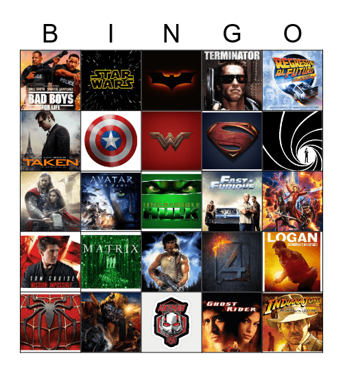 MOVIES BINGO Card