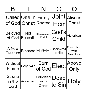 KOTR BINGO Card