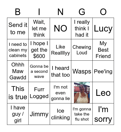 Sprites Bingo Card