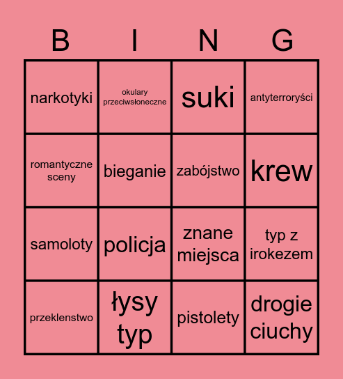 zwiastuny vegi Bingo Card