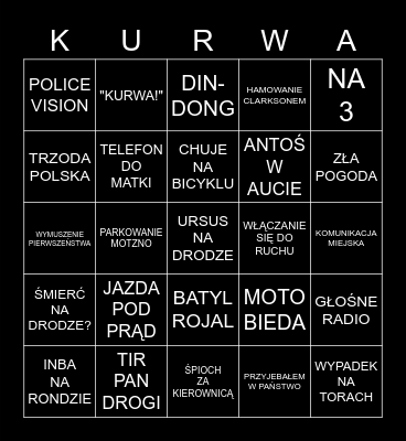 Leśne dzbany Bingo Card