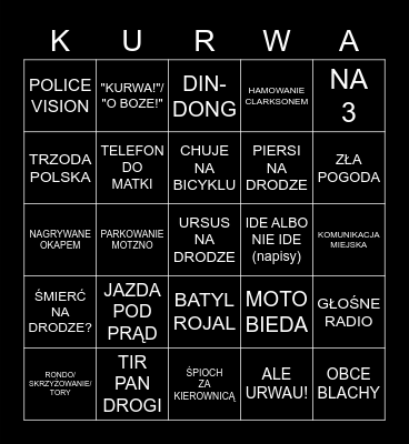 Leśne dzbany Bingo Card