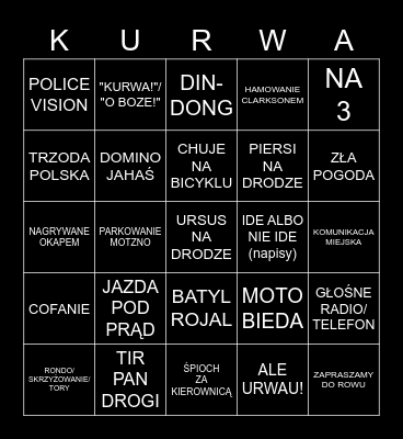 Leśne dzbany Bingo Card