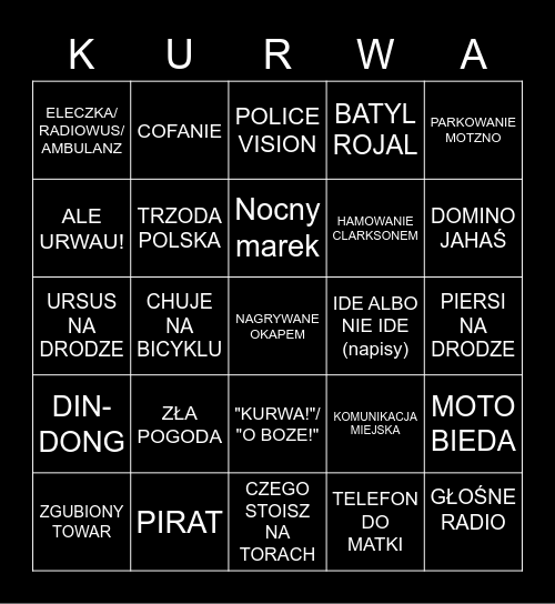 Leśne dzbany Bingo Card