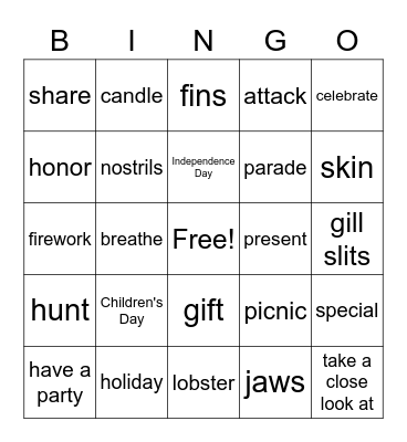 ready key-2-unit 1 and 7 Bingo Card