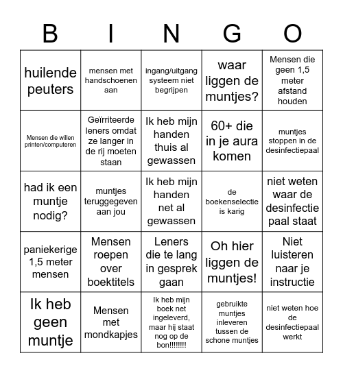 Flexwerkers bingo Card