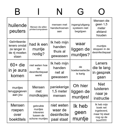 Flexwerkers bingo Card