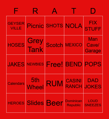 HAPPY BIRTHDAY JAMES Bingo Card