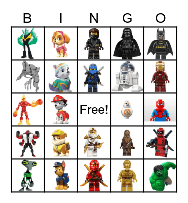 Pandemic Kids Bingo1 Bingo Card