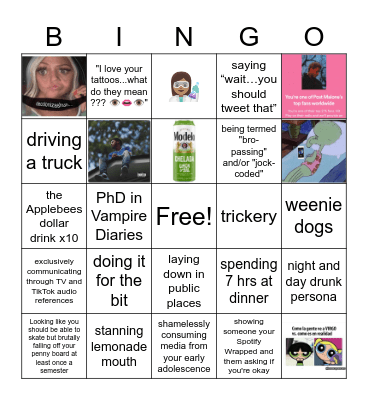 ~ Frary BINGO ~ Bingo Card