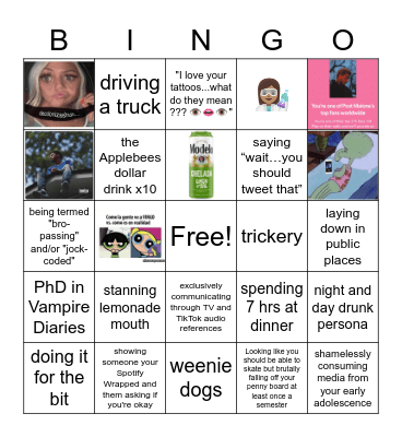 ~ Frary BINGO ~ Bingo Card