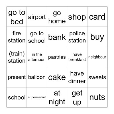 Mega bingo! Bingo Card