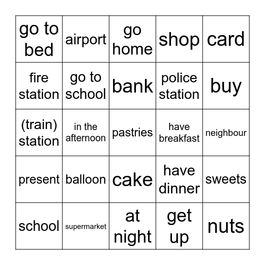 Mega bingo! Bingo Card