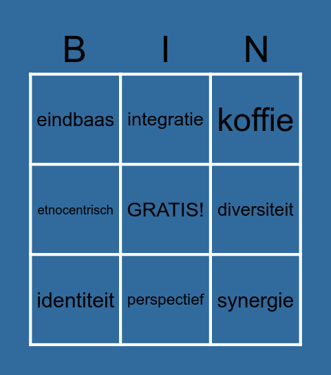 ICOM BINGO Card