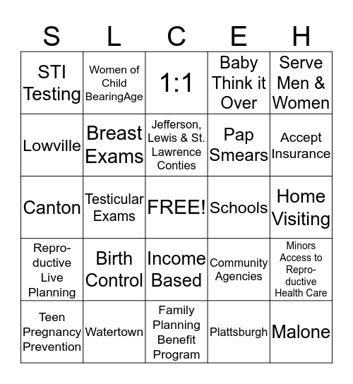 PPNCNY Bingo Card