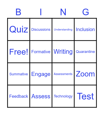 ELA  BINGO Card