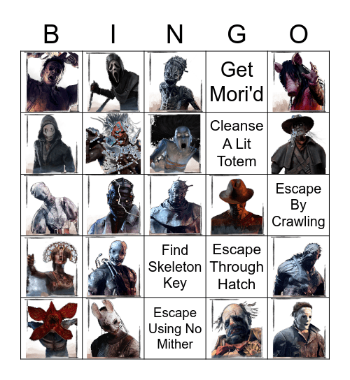 DBD BINGO Card