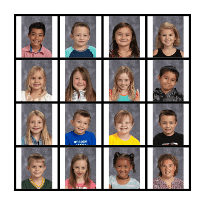 Mrs. Figi's Classroom Friends BINGO Card