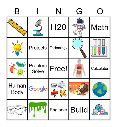 STEM BINGO Card