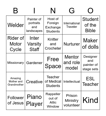 Happy Birthday Bingo Card