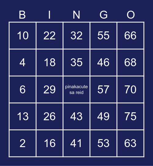 R A I L E I G H Bingo Card