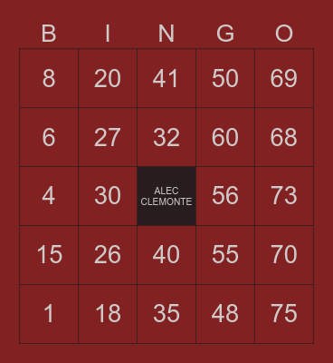 PANALUNIN NYO AKO Bingo Card