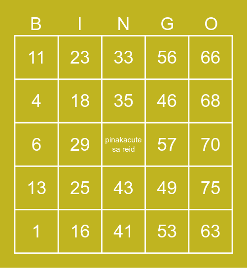 R A I L E I G H Bingo Card