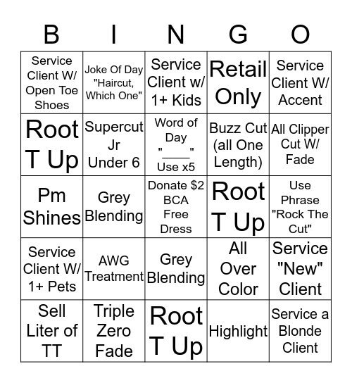 Color Bootcamp Bingo Card