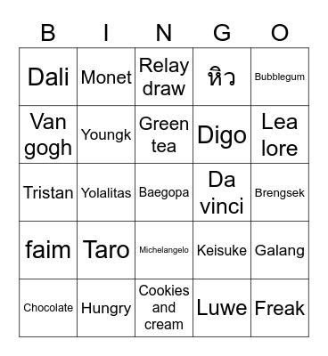 Jihyo pasti menang Bingo Card