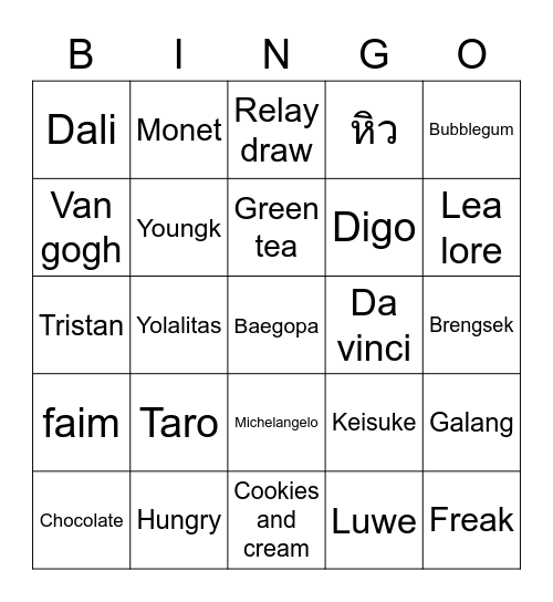 Jihyo pasti menang Bingo Card