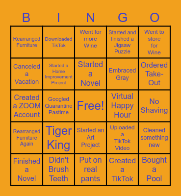 RESA BINGO Card